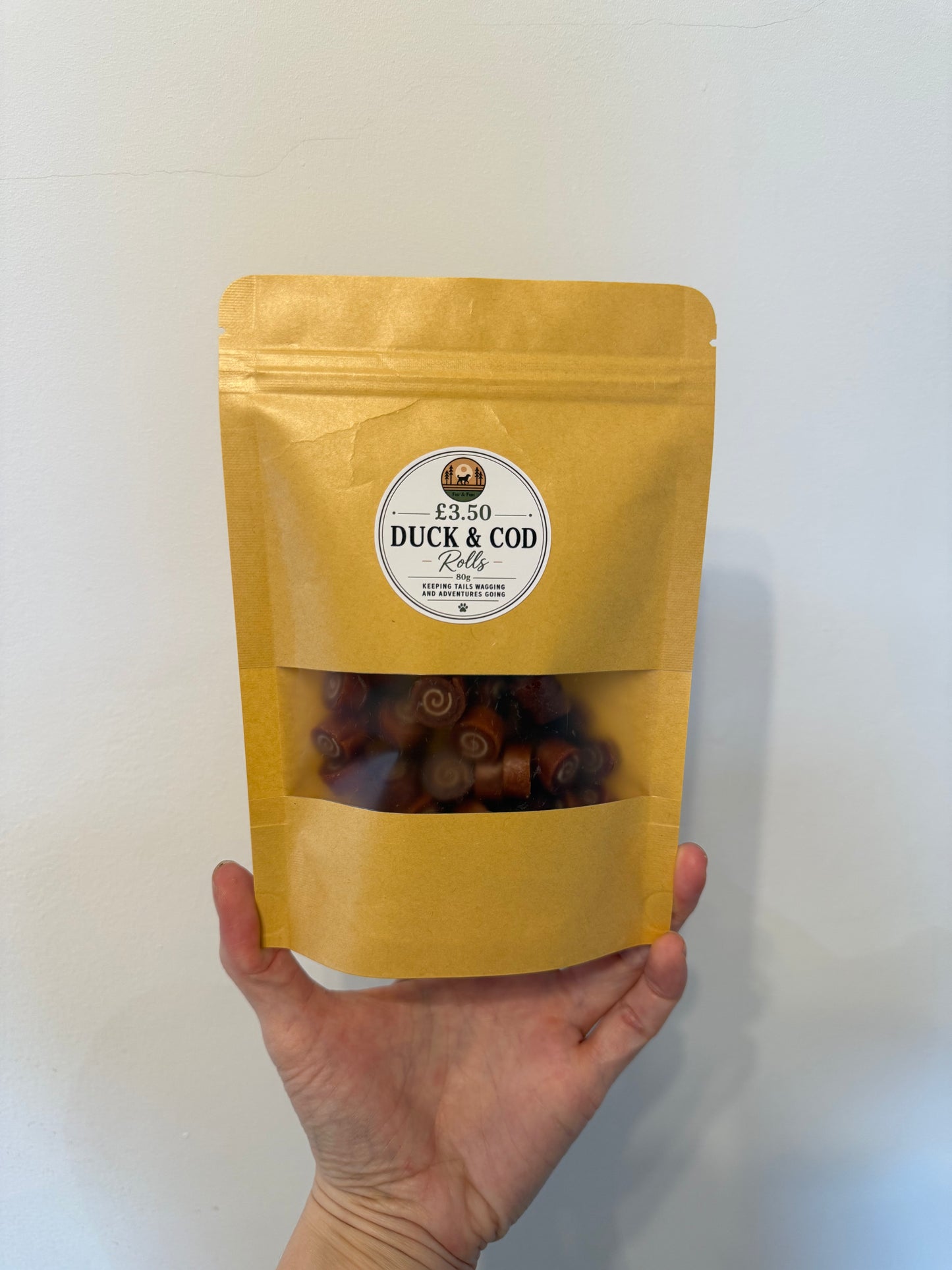 Duck & Cod Rolls (80g)